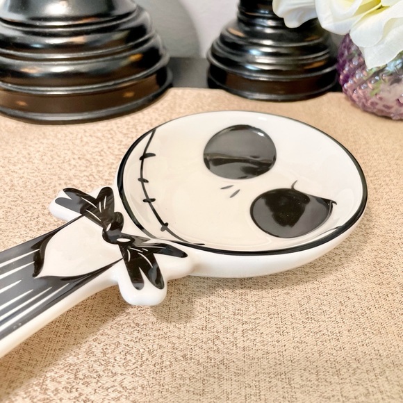 NWT Disney The Nightmare Before Christmas Jack Skellington Ceramic Spoon Rest - Picture 3 of 6